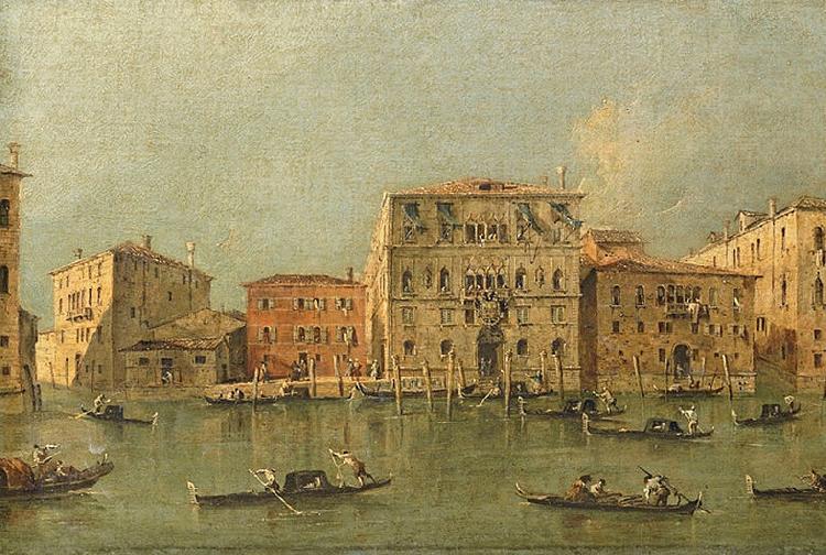  View of the Palazzo Loredan dell'Ambasciatore on the Grand Canal